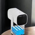 HERŞEYTREND Akıllı Projeksiyon Powerbankli Taşınabilir Sinema Projektörü 4k HD Kaliteli