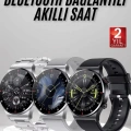 HERŞEYTREND Akıllı Saat Çoklu Kordon Seçeneği Amoled Ekran Çok Fonksiyonlu Bluetooth Bağlantılı