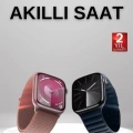 HERŞEYTREND Akıllı Saat İos Andorid Destekli Arama Özeliği Sensörlü Bluetooth Bağlantılı