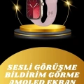 HERŞEYTREND Akıllı Saat İos Andorid Destekli Arama Özeliği Sensörlü Bluetooth Bağlantılı