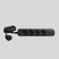 HERŞEYTREND Akım Korumalı Çoklu Priz 4’lü 2 USB 1 Type-C 2500W Güçlü Tasarım