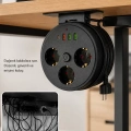 HERŞEYTREND Akım Korumalı Priz USB ve Type C Girişli 3lü Priz 2 Metre Kablo Dayanıklı