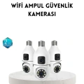 HERŞEYTREND Ampul Tipi WiFi Kamera 2MP Lensli Full HD Görüntü ve Akıllı Hareket Algılama