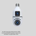 HERŞEYTREND Ampul Tipi WiFi Kamera 2MP Lensli Full HD Görüntü ve Akıllı Hareket Algılama
