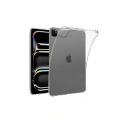 HERŞEYTREND Apple İpad Pro 11 (2024) Kılıf Anti Shock Tablet Silikon - Şeffaf