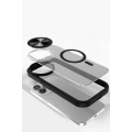 HERŞEYTREND Apple İphone 11 Kılıf Teleskop Lens Magsafe Silikon Kapak - Siyah