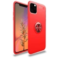 HERŞEYTREND Apple İphone 11 Pro Max Kılıf Range Yüzüklü Silikon - Kırmızı