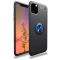 HERŞEYTREND Apple İphone 11 Pro Max Kılıf Range Yüzüklü Silikon - Siyah-mavi