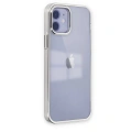 HERŞEYTREND Apple İphone 12 Kılıf Element Silikon - Gümüş