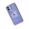 HERŞEYTREND Apple İphone 12 Kılıf Element Silikon - Gümüş