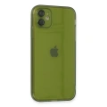 HERŞEYTREND Apple İphone 12 Kılıf Fly Lens Silikon - Yeşil
