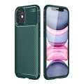HERŞEYTREND Apple İphone 12 Mini Kılıf Auto Focus Karbon Kapak - Yeşil