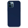 HERŞEYTREND Apple İphone 12 Pro Kılıf Lansman Legant Silikon - Lacivert