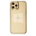 HERŞEYTREND Apple İphone 12 Pro Max Kılıf Element Silikon - Gold