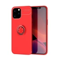 HERŞEYTREND Apple İphone 12 Pro Max Kılıf Range Yüzüklü Silikon - Kırmızı