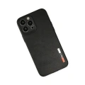 HERŞEYTREND Apple İphone 13 Pro Kılıf Loop Deri Silikon - Siyah