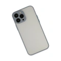 HERŞEYTREND Apple İphone 13 Pro Kılıf Montreal Silikon Kapak - Gri
