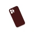 HERŞEYTREND Apple İphone 13 Pro Max Kılıf Lansman Legant Silikon - Bordo