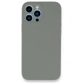 HERŞEYTREND Apple İphone 13 Pro Max Kılıf Lansman Legant Silikon - Gri