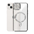 HERŞEYTREND Apple İphone 14 Kılıf Joke Simli Magneticsafe Kılıf - Gümüş