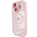HERŞEYTREND Apple İphone 15 Pro Max Kılıf Teleskop Lens Magsafe Silikon Kapak - Pembe