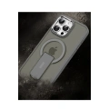 HERŞEYTREND Apple İphone 15 Pro Tork Magsafe Standlı Kapak - Lila