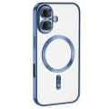 HERŞEYTREND Apple İphone 16 Kılıf Kross Magneticsafe Kapak - Mavi