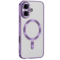 HERŞEYTREND Apple İphone 16 Kılıf Kross Magneticsafe Kapak - Mor