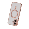 HERŞEYTREND Apple İphone 16 Kılıf Kross Magneticsafe Kapak - Rose