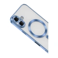 HERŞEYTREND Apple İphone 16 Kılıf Kross Magneticsafe Kapak - Sierra Blue