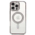 HERŞEYTREND Apple İphone 16 Pro Kılıf Joke Simli Magneticsafe Kılıf - Pembe