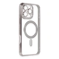 HERŞEYTREND Apple İphone 16 Pro Kılıf Joke Simli Magneticsafe Kılıf - Pembe