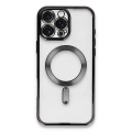 HERŞEYTREND Apple İphone 16 Pro Kılıf Kross Magneticsafe Kapak - Siyah