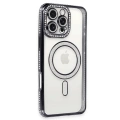 HERŞEYTREND Apple İphone 16 Pro Max Kılıf Joke Simli Magneticsafe Kılıf - Gri