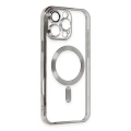 HERŞEYTREND Apple İphone 16 Pro Max Kılıf Kross Magneticsafe Kapak - Titan Gri