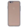 HERŞEYTREND Apple İphone 6 Kılıf Montreal Silikon Kapak - Gri