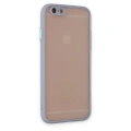 HERŞEYTREND Apple İphone 6 Kılıf Montreal Silikon Kapak - Gri