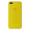 HERŞEYTREND Apple İphone 7 Plus Kılıf Pp Ultra İnce Kapak - Sarı