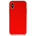 HERŞEYTREND Apple İphone X Kılıf Lansman Legant Silikon - Kırmızı