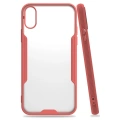 HERŞEYTREND Apple İphone X Kılıf Platin Silikon - Pembe