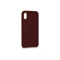 HERŞEYTREND Apple İphone Xs Max Kılıf Lansman Legant Silikon - Bordo