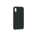 HERŞEYTREND Apple İphone Xs Max Kılıf Lansman Legant Silikon - Koyu Yeşil