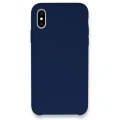HERŞEYTREND Apple İphone Xs Max Kılıf Lansman Legant Silikon - Lacivert