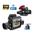 HERŞEYTREND Araç Ön Arka İç Kamera Sistemi Full HD Hareket Sensörlü Kayıt Cihazı