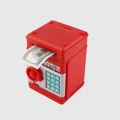 HERŞEYTREND ATM Görünümlü Kırmızı Elektronik Şifreli Kumbara