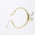 HERŞEYTREND Ay Yıldız Charm Bileklik - Altın