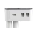 HERŞEYTREND Banyo Organizer Diş Fırçası Tutucu Çift Dispenserli Raflı Çekmeceli