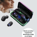 HERŞEYTREND Bluetooth 5.1 Oyuncu Kulaklığı LED Ekranlı Powerbank Kulaklık