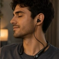 HERŞEYTREND Bluetooth 5.3 Boyun Askılı Kulaklık Düşük Gecikmeli Manyetik Tasarım