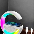 HERŞEYTREND Bluetooth Hoparlör 15W Kablosuz Hızlı Şarj LED Gece Lambası